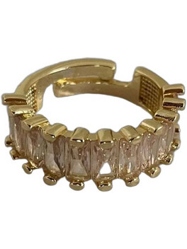 Heliophilia Silver Γυναικείο Δαχτυλίδι Σειρέ Μισόβερο Xρυσό 600KNS1160
