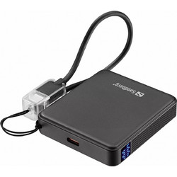 Sandberg Nano Power Bank 5000mAh 20W με Θύρα USB-C Power Delivery Black