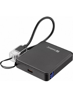 Sandberg Nano Power Bank 5000mAh 20W με Θύρα USB-C Power Delivery Black