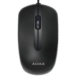 AOAS WB-016 Ενσύρματο Ποντίκι Black
