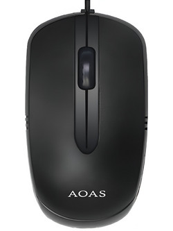 AOAS WB-016 Ενσύρματο Ποντίκι Black