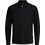 Jack & Jones Ανδρική Μπλούζα Polo Μακρυμάνικη Μαύρη 12299231