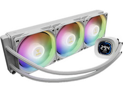 GAMDIAS Aura GL Digital 360 White Υδρόψυξη CPU 120mm ARGB για Socket AM3 / AM3+ / AM4 / 1200 / 1700 / AM5 / 1851 / 115x