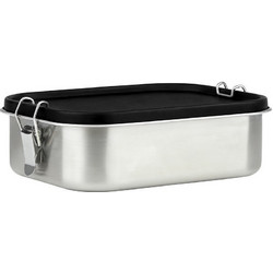 Estia Void Δοχείο Φαγητού Inox 1.2lt Μαύρο