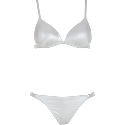 Gsecret Bikini Set Τριγωνάκι Ασημί C60291-37542