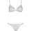 Gsecret Bikini Set Τριγωνάκι Ασημί C60291-37542