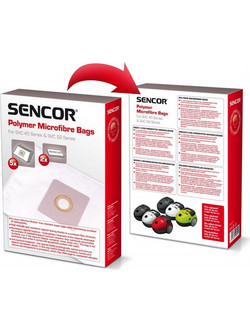 Sencor Σακούλες Σκούπας 5τμχ Συμβατές με Σκούπα Sencor SVC 45/52