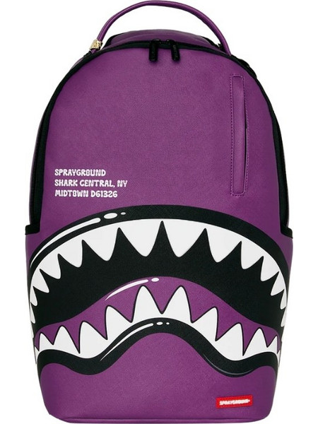 Sprayground Shark Central B8763 Σακίδιο Πλάτης 22lt Μωβ