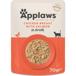Applaws Adult with Chicken & Salmon in Broth 70gr