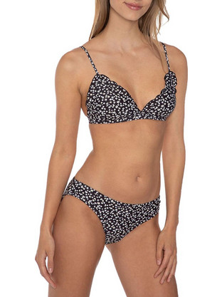 Protest Bikini Set Τριγωνάκι Floral Μαύρο 7625811-712