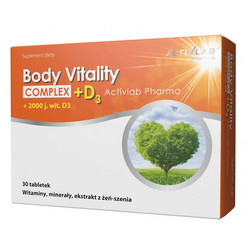 Activlab Body Vitality Complex & D3 30 Ταμπλέτες