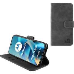 Lime Essential Wallet Θήκη Γκρι (Moto G87 5G XT2621-6)