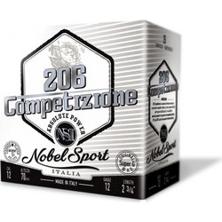 Nobel Sport 206 Competizione Trap Φυσίγγια Συγκέντρωσης 12Cal 70mm 24gr 25τμχ