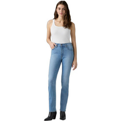 Levi's Ψηλόμεσο Γυναικείο Τζιν Παντελόνι Slim Εφαρμογή Γαλάζιο 008MC-0001