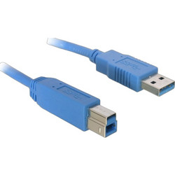 DeLOCK 82434 Καλώδιο USB-A Male 3.0 to USB-B Male 1.8m Blue