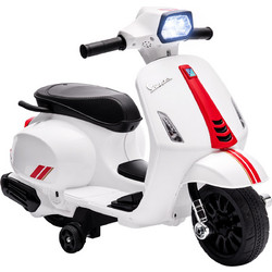 AIYAPLAY Ηλεκτροκίνητη Παιδική Vespa 6V Λευκό 370-433V90WT