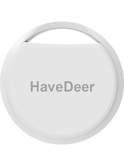 HaverDeer Accutag Anti-Lost Tracker Google Find My Device White 1 Pack