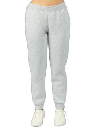 GSA Γυναικείο Παντελόνι Φόρμας Fleece με Λάστιχο Γκρι 287342-6098