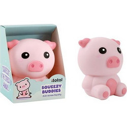 iTotal Squeezy Buddies Pig Squishy Ροζ
