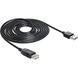 DeLOCK 83373 Καλώδιο USB-A Male 2.0 to USB-A Female 5m Black
