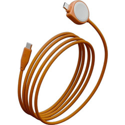 Energea Flow Duo Φορτιστής Smartwatch για Apple Watch Orange