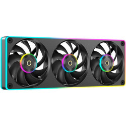 Ocypus Sigma F36 Case Fan 120mm ARGB με Σύνδεση 3-Pin 4-Pin PWM 3τμχ Black