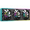Ocypus Sigma F36 Case Fan 120mm ARGB με Σύνδεση 3-Pin 4-Pin PWM 3τμχ Black