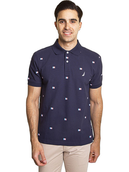 Nautica Ανδρική Μπλούζα Polo Κοντομάνικη Navy Μπλε 3NCK45105