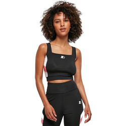 Starter Γυναικείο Καλοκαιρινό Crop Top Μαύρο ST235-00826