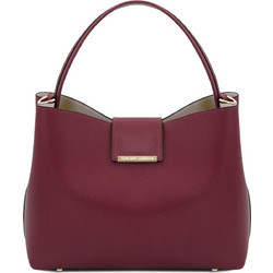 Tuscany Leather Clio Γυναικεία Τσάντα Χειρός Δερμάτινη Μπορντό TL141690