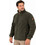 Double Ανδρική Ζακέτα Fleece με Φερμουάρ Χακί MFT-7088
