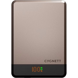 Cygnett MagSlim Wireless Magsafe Power Bank 10000mAh 20W με Θύρα USB-C Gold