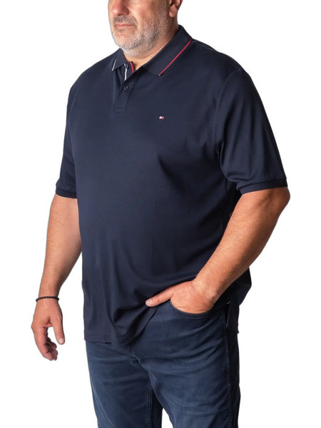 Tommy Hilfiger Ανδρική Μπλούζα Polo Κοντομάνικη Μπλε MW0MW45128