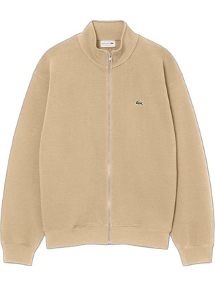 Lacoste Ανδρική Ζακέτα Πλεκτή με Φερμουάρ Μπεζ 3SH9454-02S