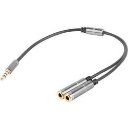 Genesis NKA-0729 Αντάπτορας Ήχου 3.5mm Male to 2x 3.5mm Female