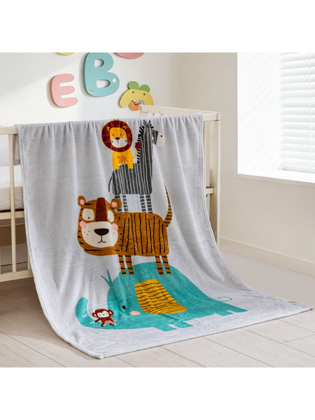 Rythmos Parade Κουβέρτα Κούνιας Fleece 110x140 Γκρι