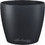 Lechuza Cachepot Deco 10 Γλάστρα Στρογγυλή Πλαστική Ανθρακί 11x10cm 18860
