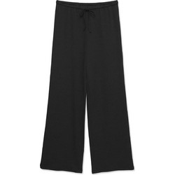 Vero Moda Kanva Ψηλόμεσο Υφασμάτινο Γυναικείο Παντελόνι Ελαστικό Relaxed Εφαρμογή Μαύρο 10353391