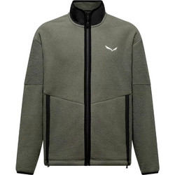 Salewa Ανδρική Ζακέτα Φούτερ με Φερμουάρ Χακί 29394-5A50