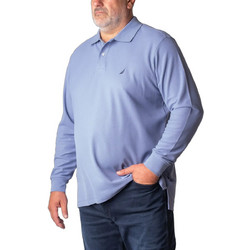 Nautica Ανδρική Μπλούζα Polo Μακρυμάνικη Γαλάζια 3NCN1CR0127