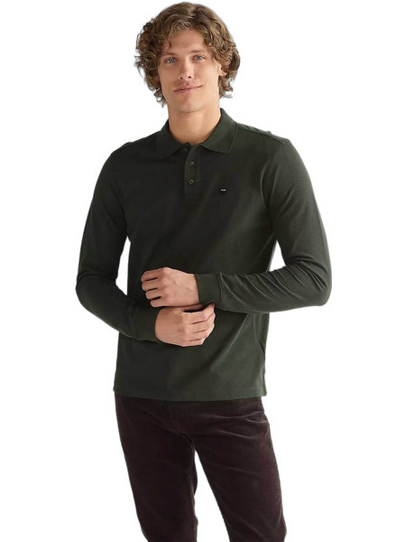 Wrangler Ανδρική Μπλούζα Polo Μακρυμάνικη 112386873