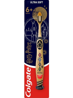 Colgate Harry Potter Soft Παιδική Oδοντόβουρτσα Χρυσή