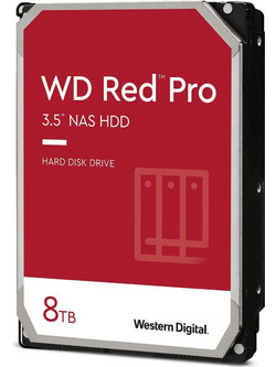 Western Digital Red Pro 8TB HDD Σκληρός Δίσκος 3.5" SATA 3 7200rpm με 256MB Cache WD8006FFBX
