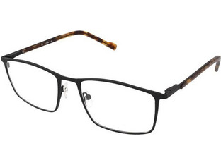 Crulle Buff C1 Ανδρικός Σκελετός Γυαλιών Οράσεως Κοκάλινος Μαύρος