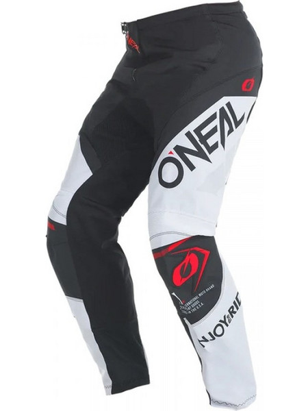 Oneal Element Factor V.27 Ανδρικό Παντελόνι Μηχανής Καλοκαιρινό Μαύρο Λευκό