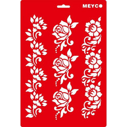 Meyco Στένσιλ Σχέδια Borders 20x31cm 66042