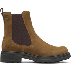 Clarks Orinoco3 Γυναικεία Μποτάκια Chelsea Suede Ταμπά με Χοντρό Χαμηλό Τακούνι 26327127