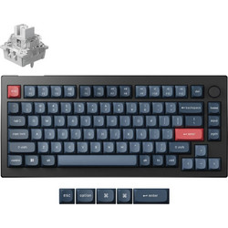 Keychron C75 HE Μηχανικό Gaming Πληκτρολόγιο TenKeyLess με Keychron Frost Magnetic Διακόπτες RGB Black