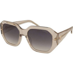 Carrera CA3109/S 10A/9O Γυναικεία Γυαλιά Ηλίου Τετράγωνα Κοκάλινα Μπεζ με Μαύρο Φακό