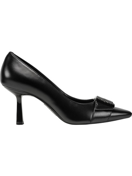 DKNY Γόβες Δερμάτινες με Λεπτό Ψηλό Τακούνι Μαύρες K3605379-BLK